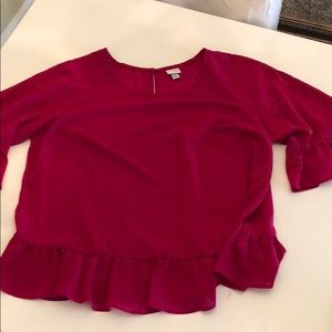 Target (A New Day) pink windowpane top